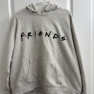 H&M Light Heathered Gray Friends Hoodie